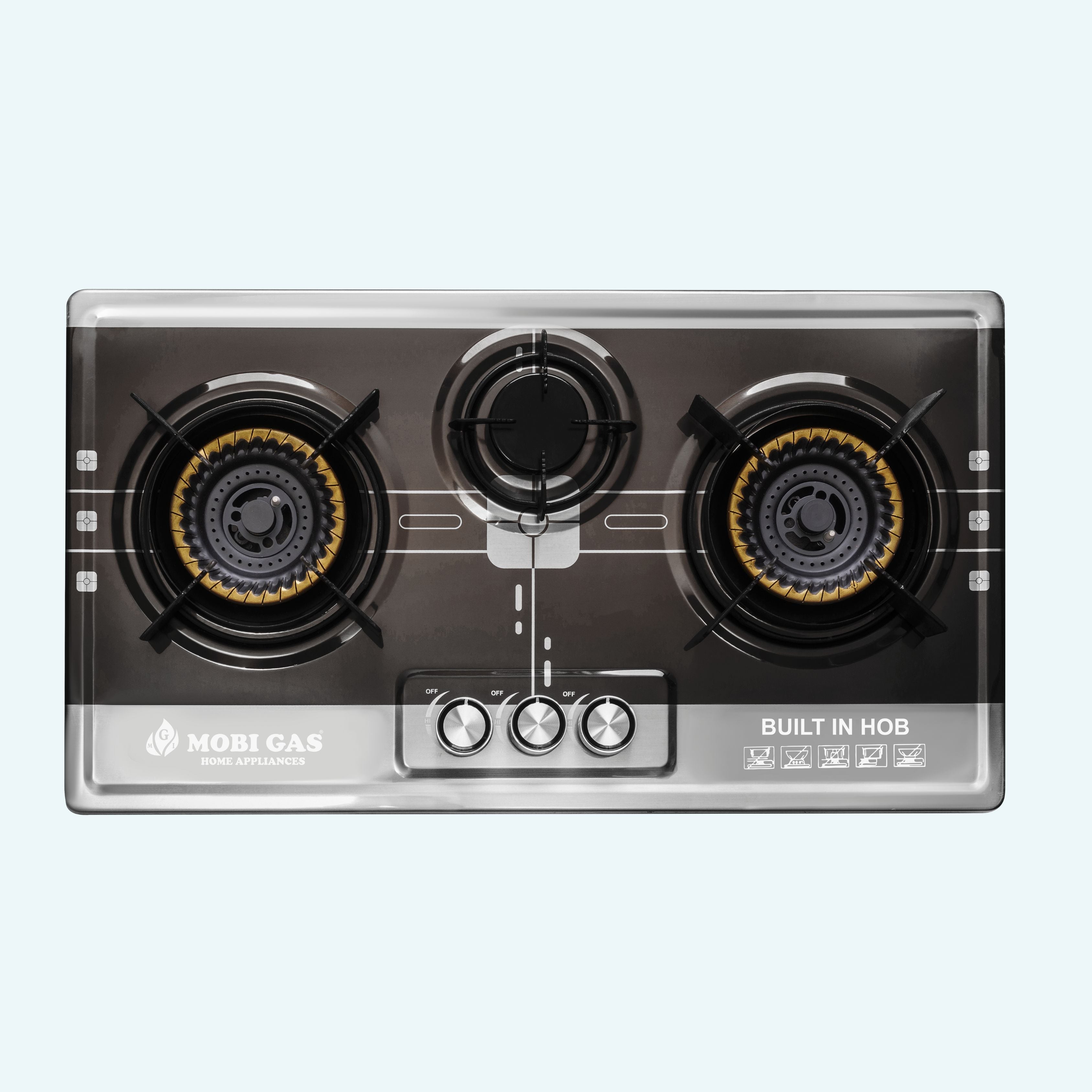 GAS HOB with heavy iron grills Pakistan | Mobi Gas 