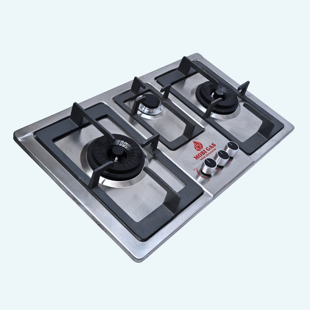 Heavy-Duty Grand Top 3-Burner Hob Stove Pakistan
