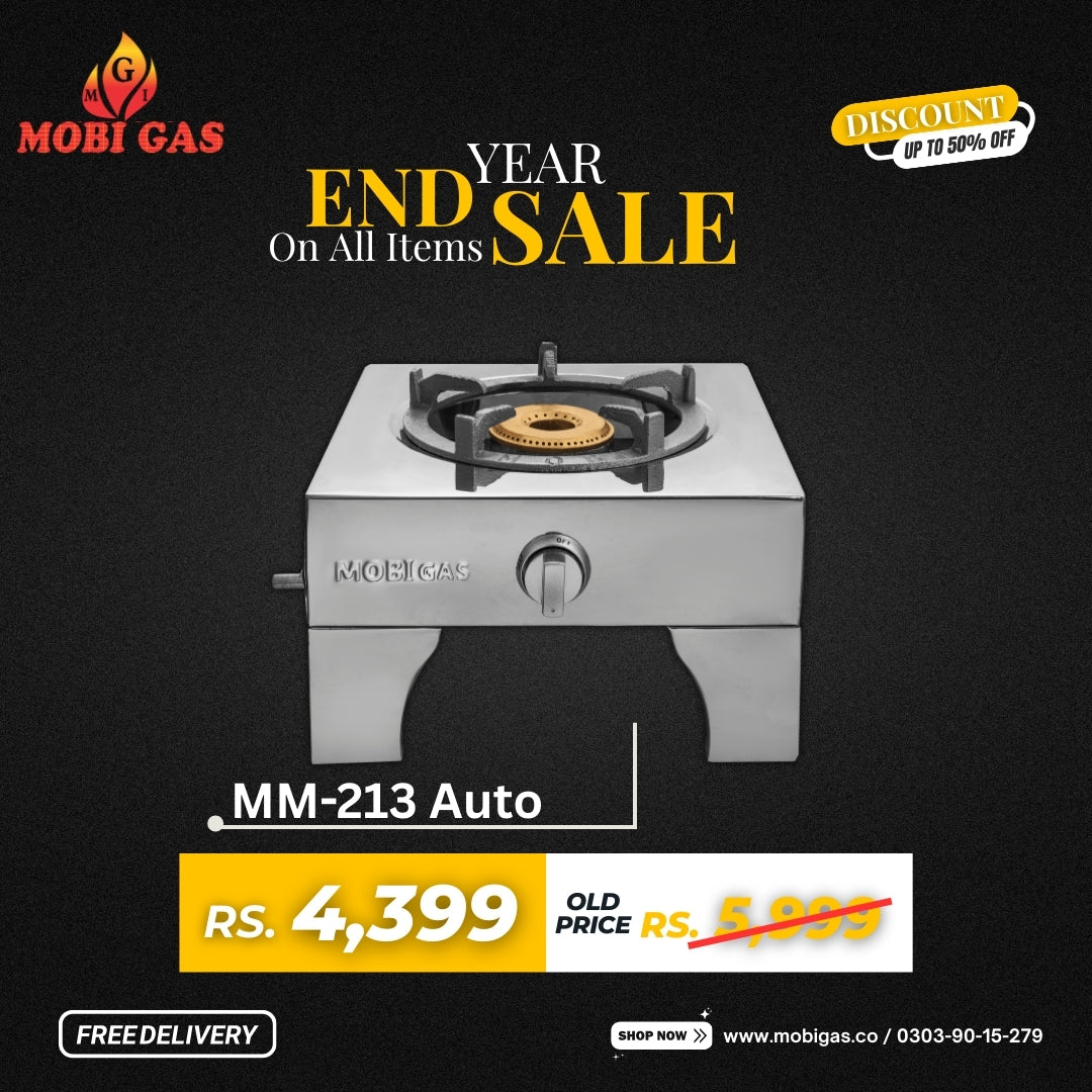 MM-213 AUTO Year-End Mega Sale – Gas Stoves Up to 50% Off