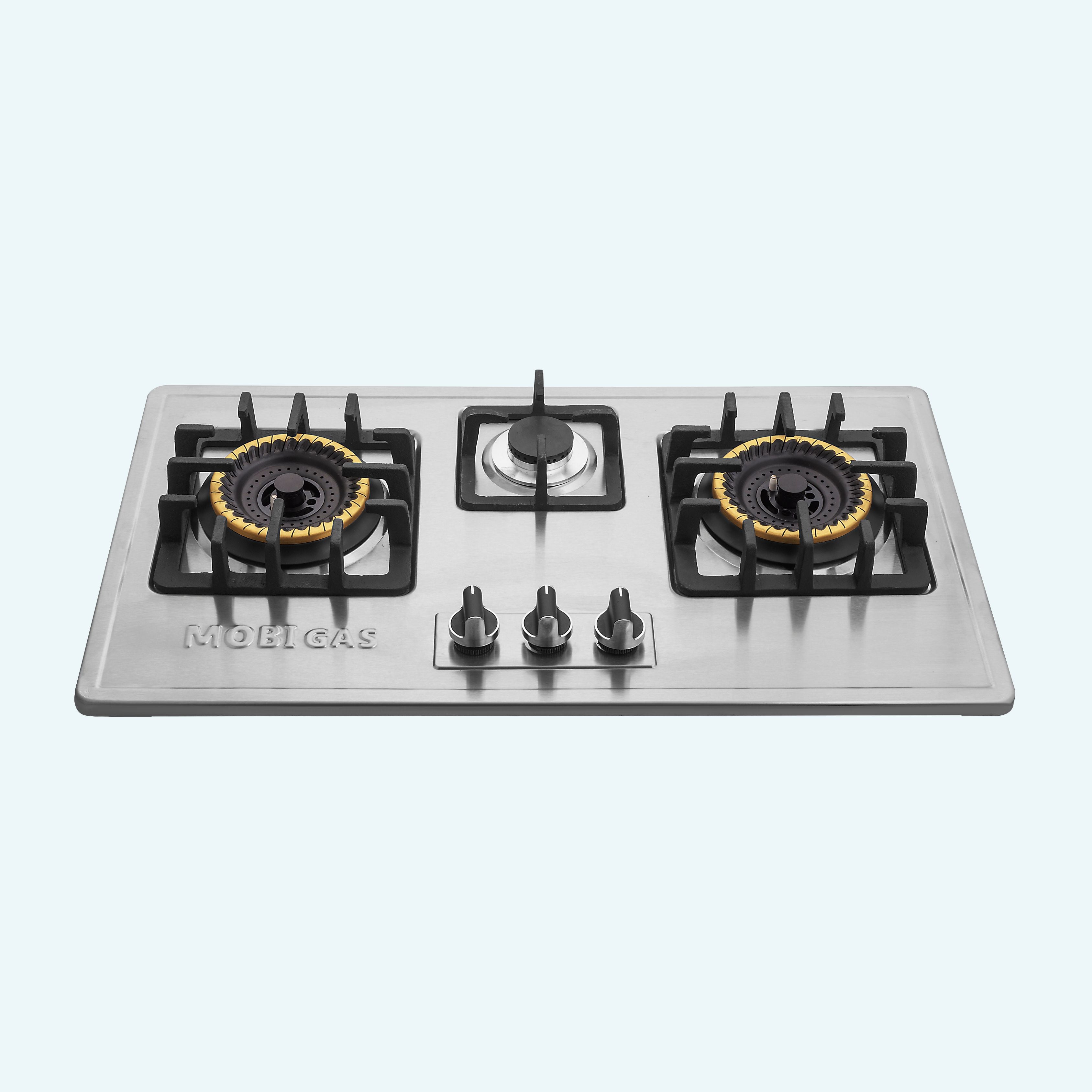 MM-293 Stainless Steel Gas Hob Top View
