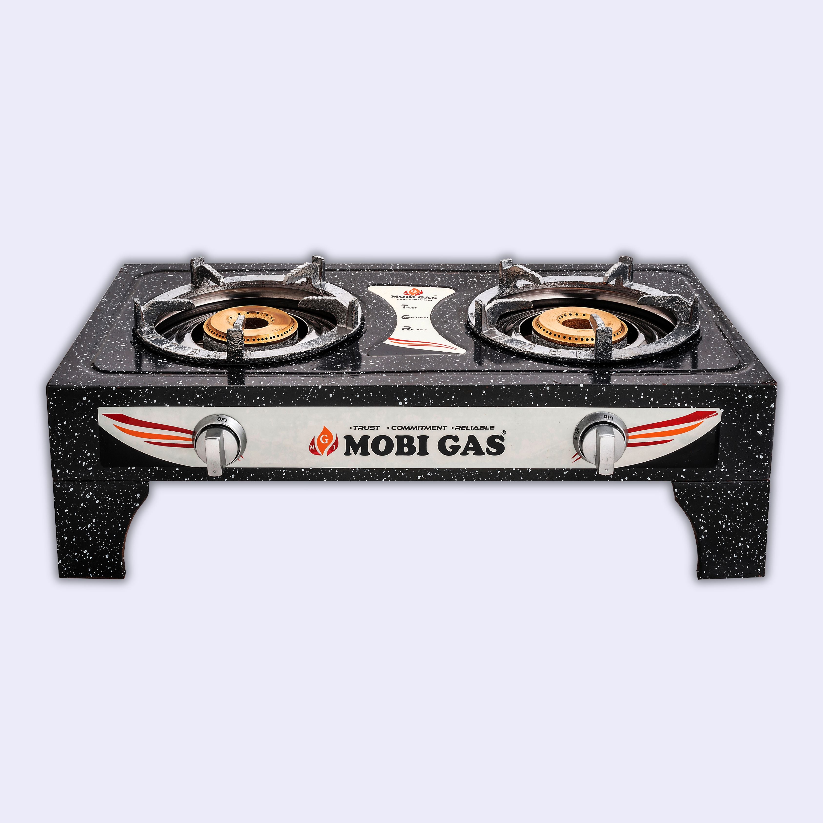 MobiGas MM-415 Tamchini 2 burner gas stove – heavy iron body