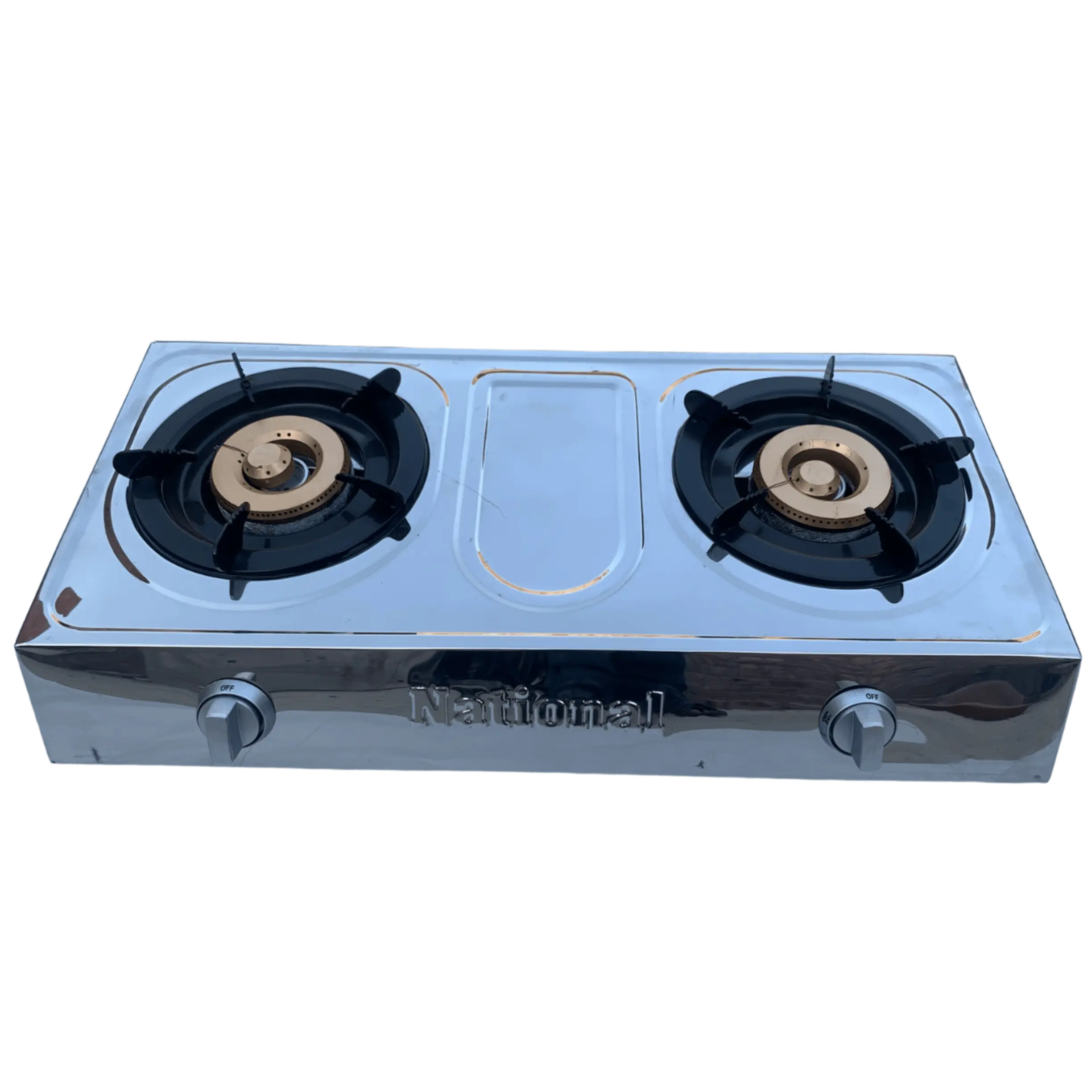 Black Jali Double Burner Auto Gas Stove: Elegant Design for Your Kitchen Mobi Gas