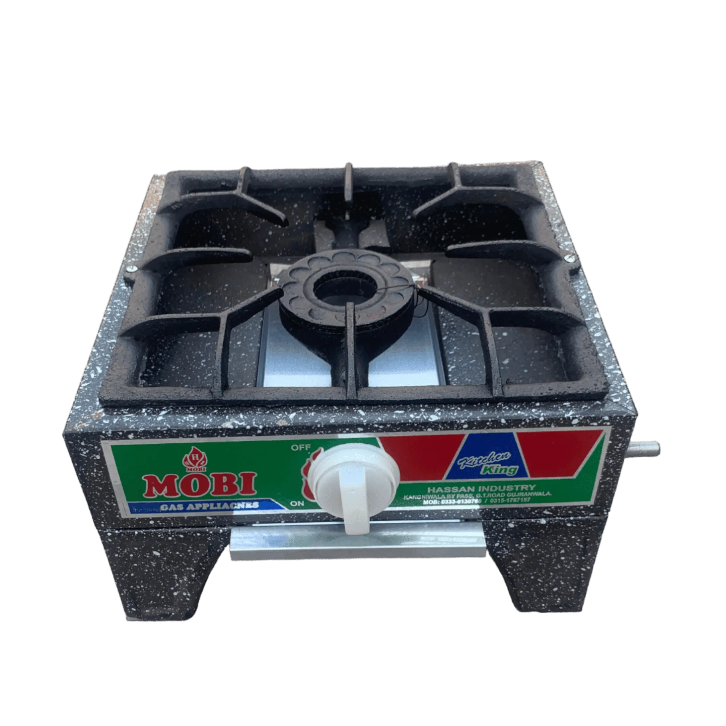 Advanced Chip-Body Design for Single Burner Gas Stoves Mobi Gas